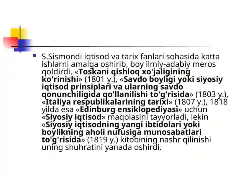 S.Sismondining iqtisodiy qarashlari 4
