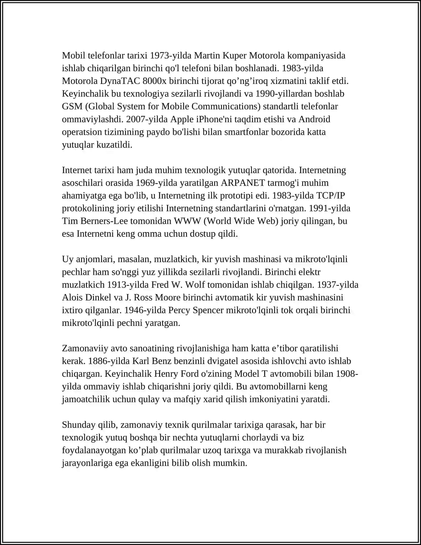ZAMONAVIY TEXNIK QURILMALAR TAHLILI 4