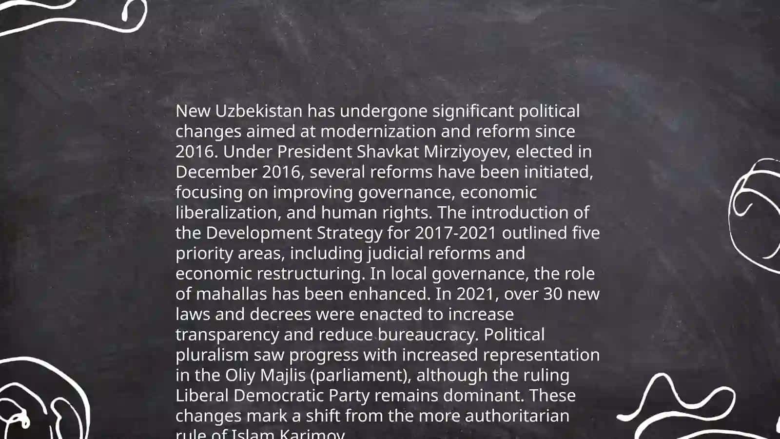 Economic Reforms in New Uzbekistan 4