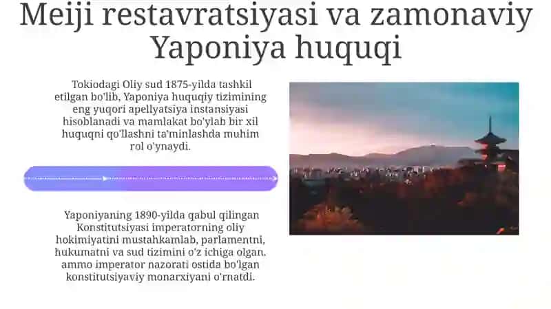 Yaponiya davlati va huquq tarixi 4