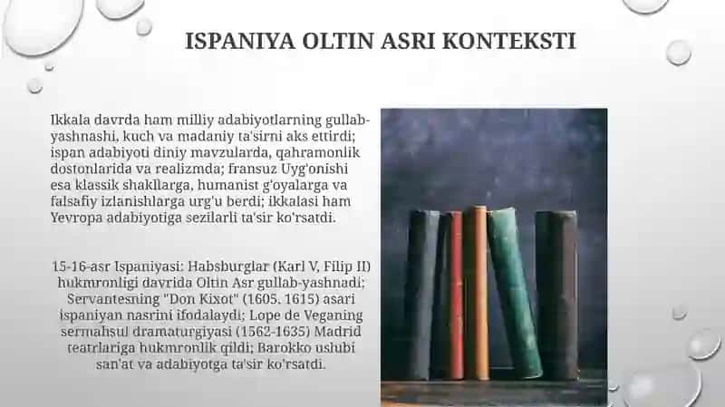 Fransiya va Ispaniya uygʻonish davri adabiyoti 4