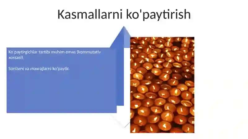 Ko'paytirish qonunlari 4