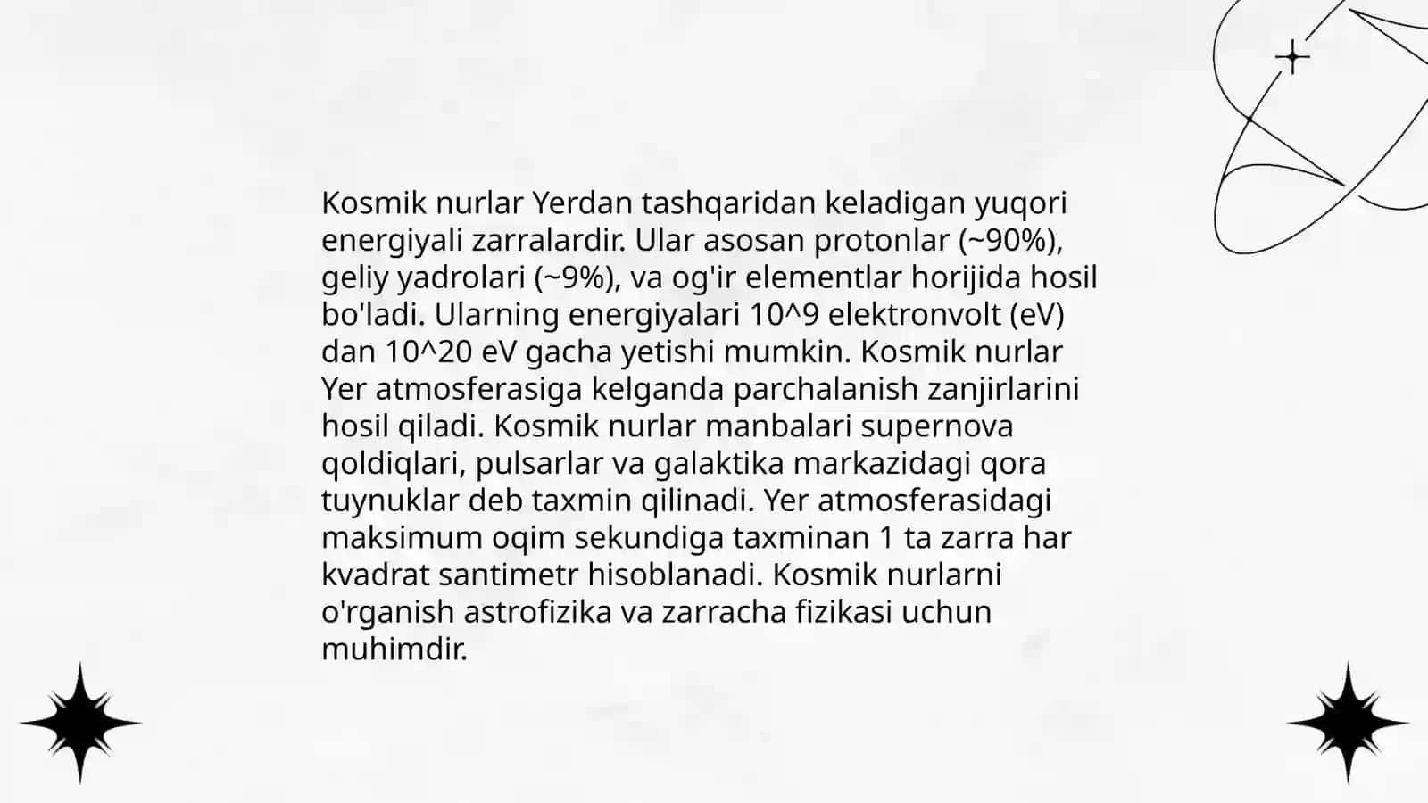 Radiatsiyaning tabiiy va sun'iy manbalari 4
