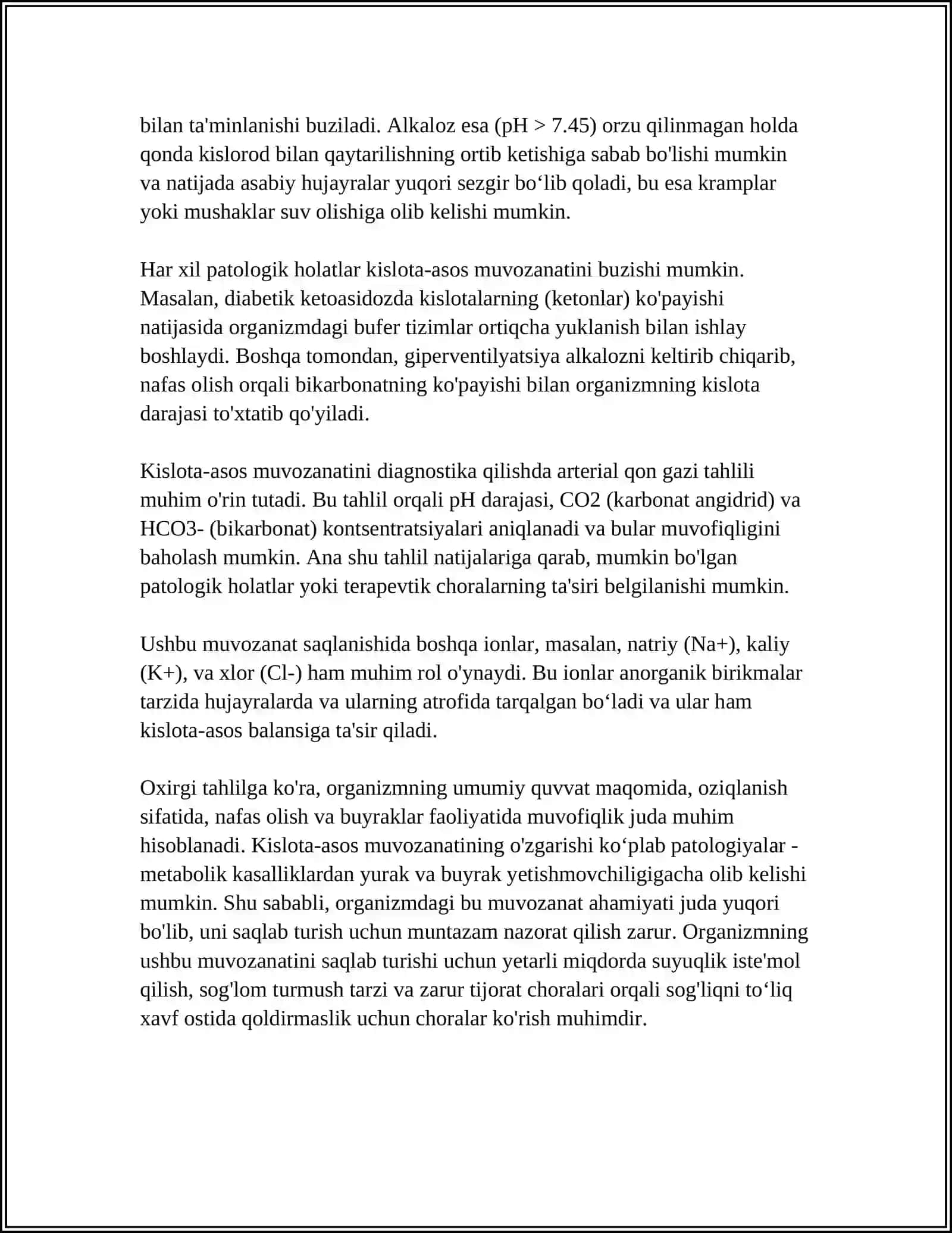 Kislota-asos muvozanati asoslari 4
