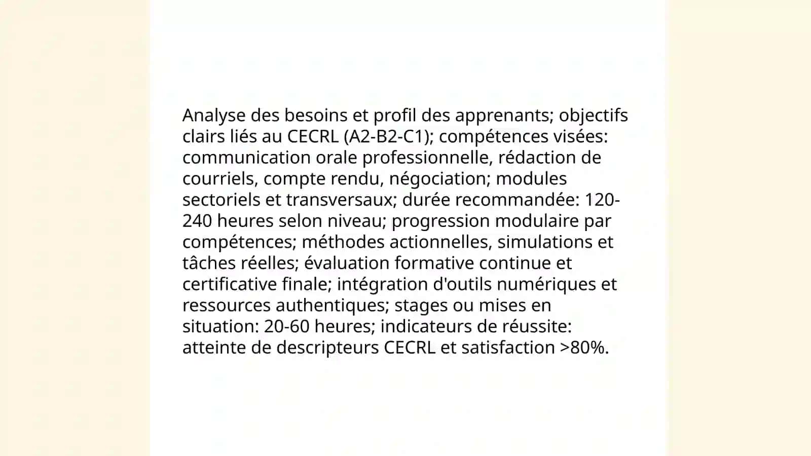 L'enseignement du francais professionnel pour les adultes 4