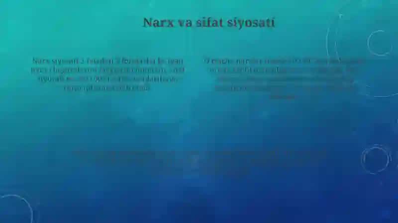 Tovarlar siyosati 4