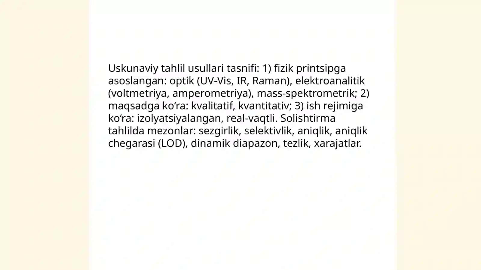 Tahlil Uskunaviy Usullari 4
