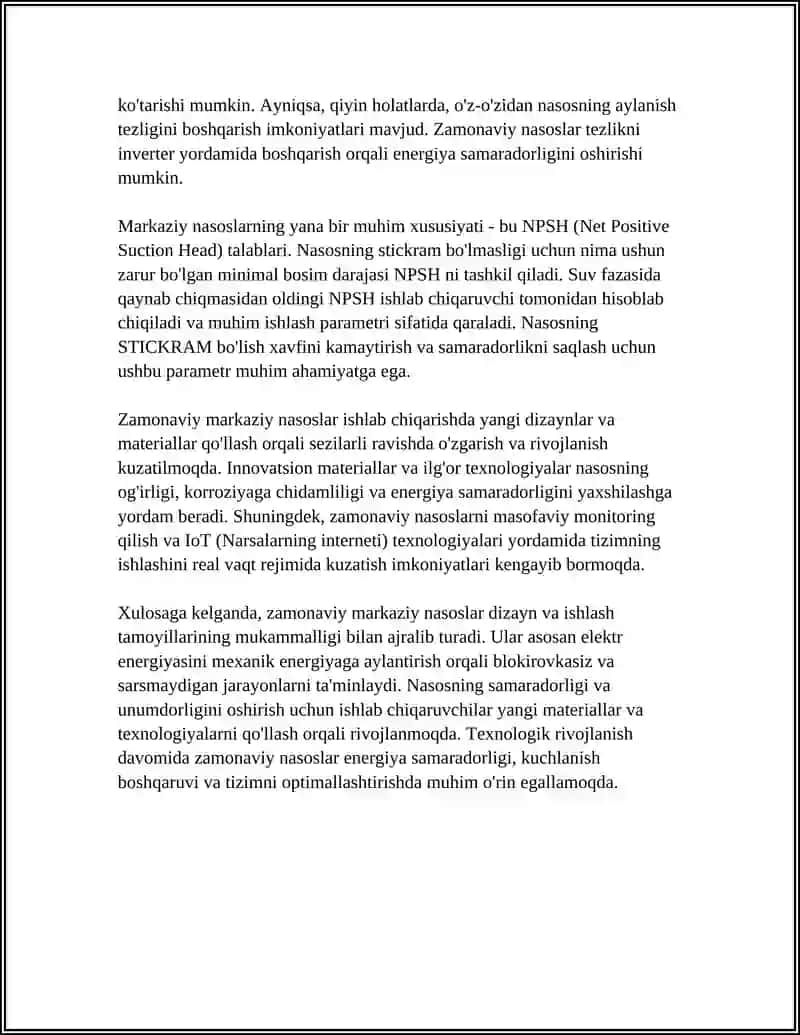 ZAMONAVIY NASOSLAR 4