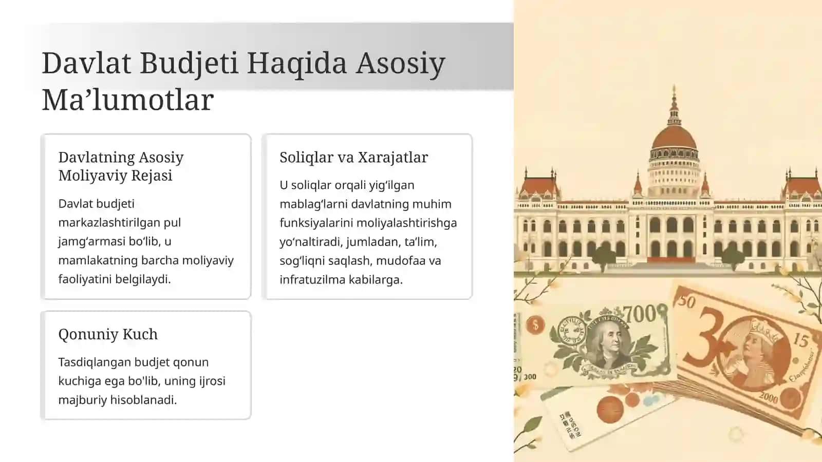 Budjet Tushunchasi va Budjetlashtirish Vazifalari 4