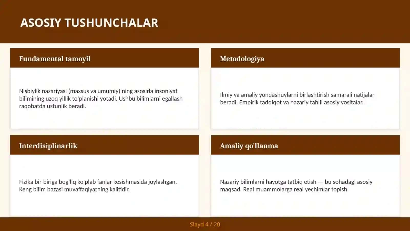 Nisbiylik nazariyasi (maxsus va umumiy) 4