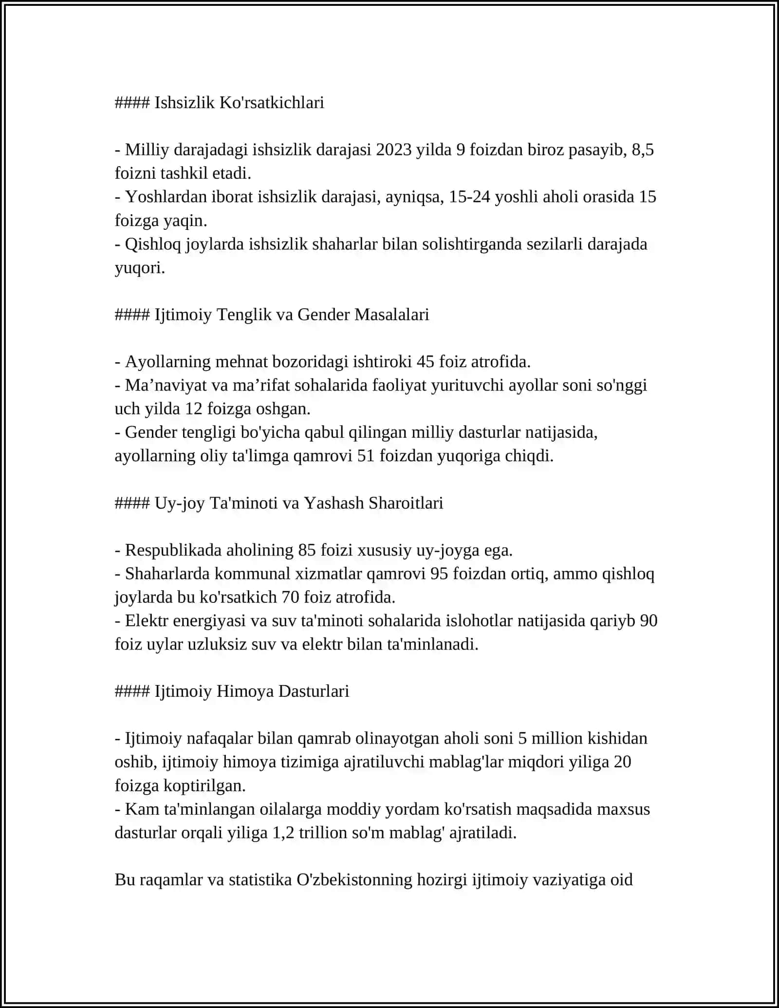 BIOLOGIYA VA EKOLOGIYA FAKULTETI 2-KURS SIRTQI TAʼLIM TALABASI REFERAT 4