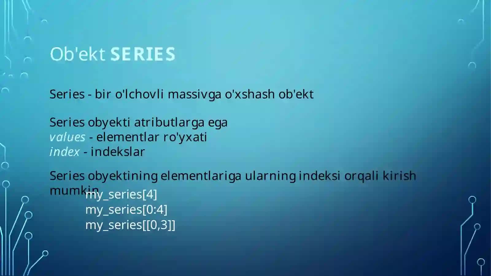 Pandas ga kirish: Pythonda ma'lumotlarni tahlil qilish 4
