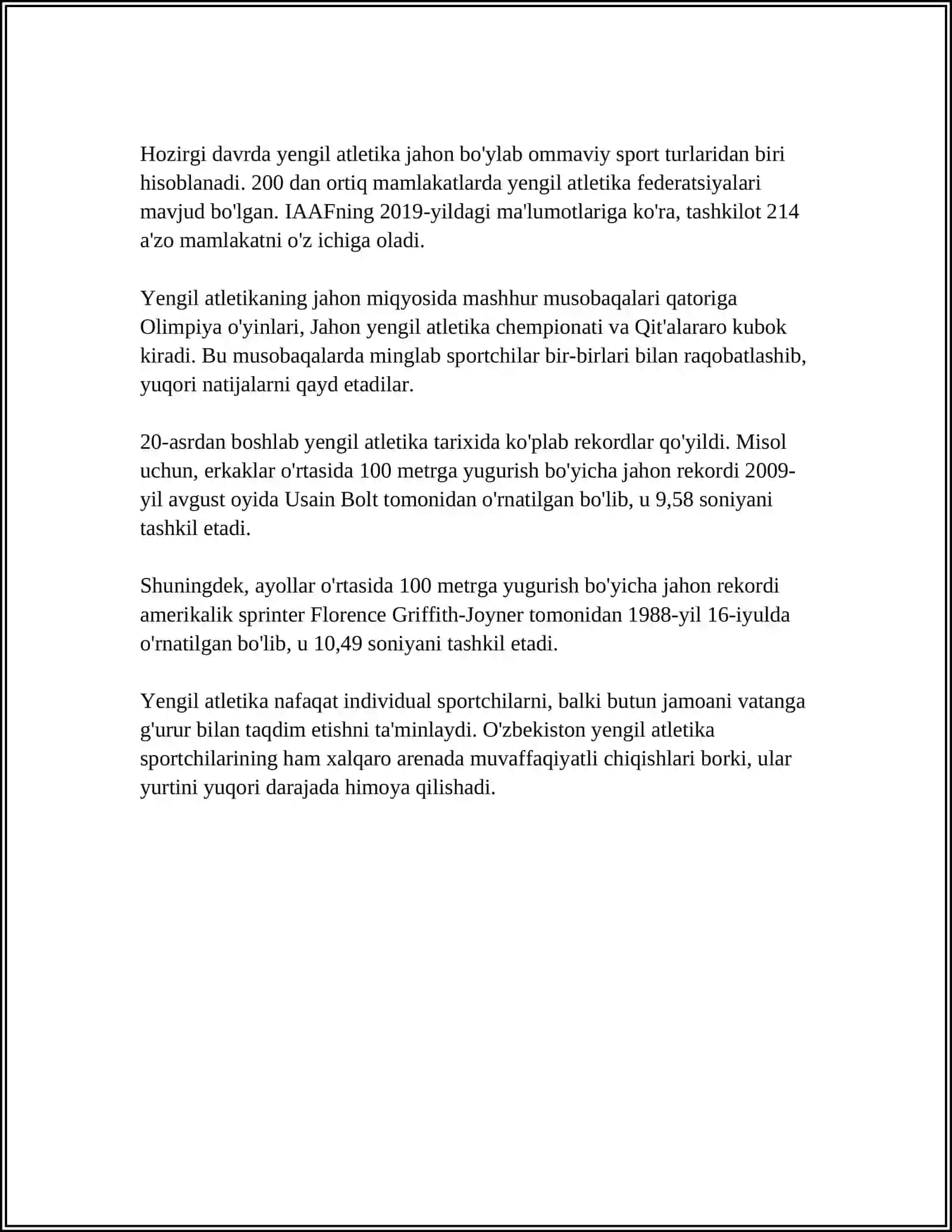 Yengil atletika va uning turlari 4