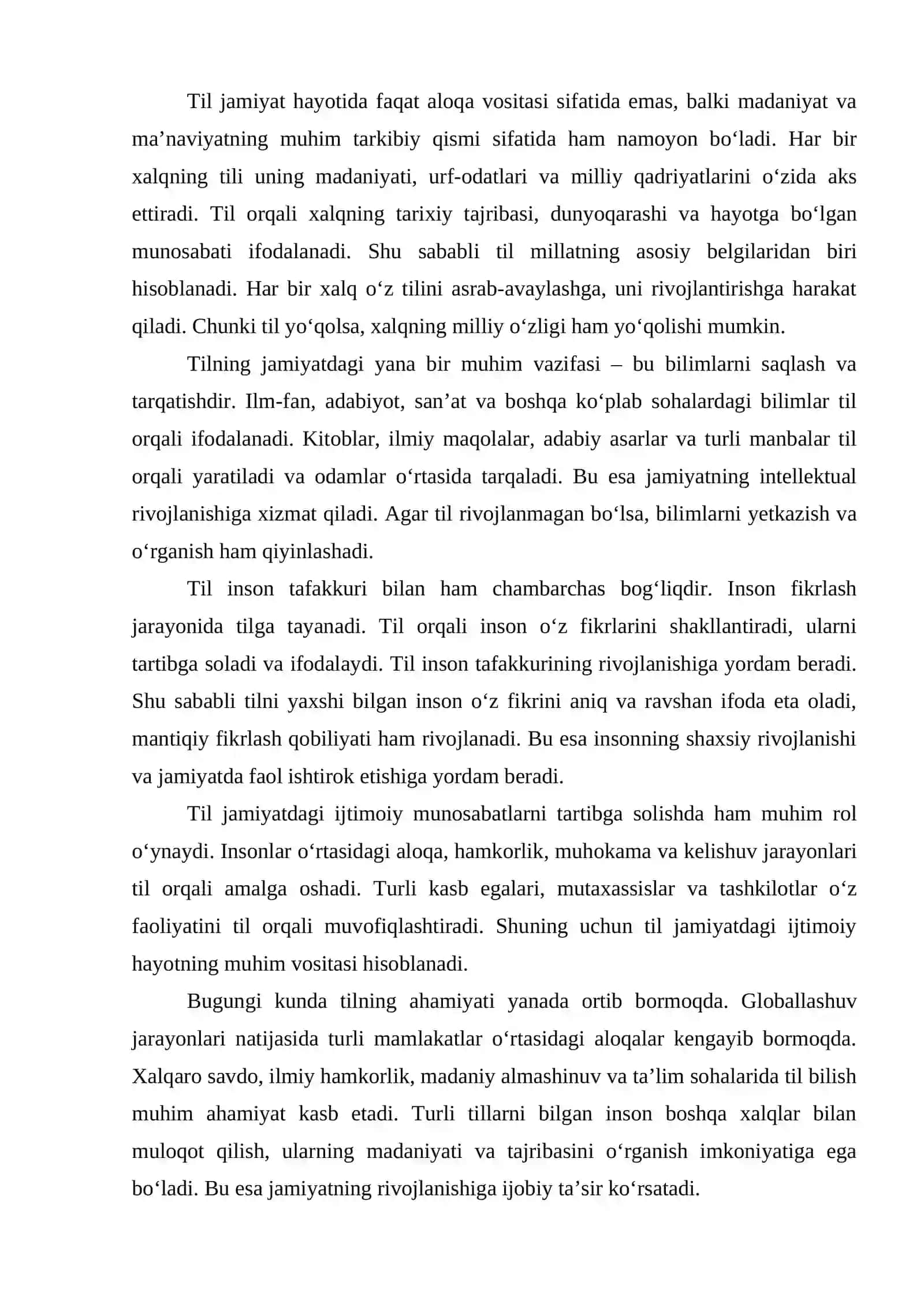 Ta’limda til bilishning ahamiyati 4