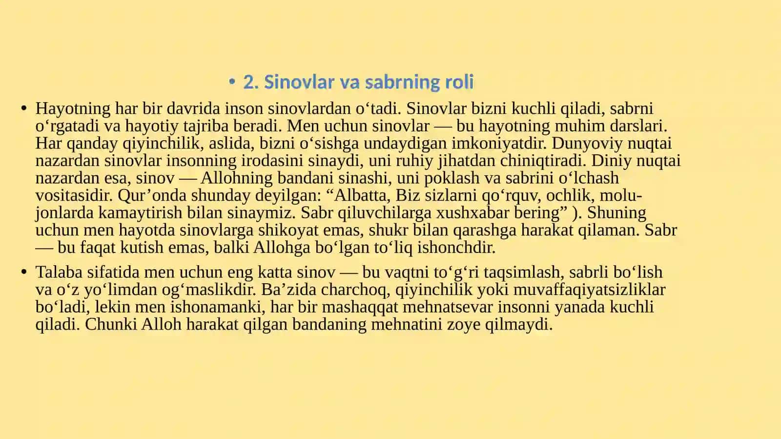 Hayot Falsafasi 4