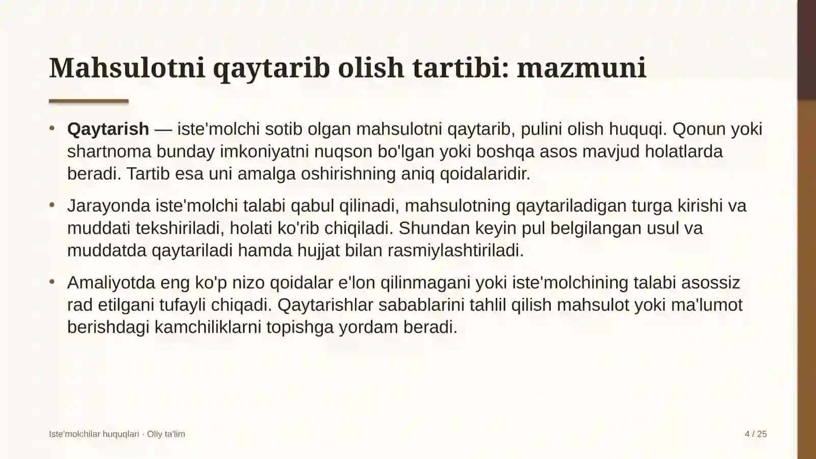 qishloq turizmida mahsulotni qaytarib olish tartibi 7659 4