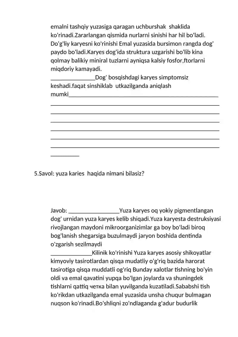 Bolalarda sut tishlari kariesi 4