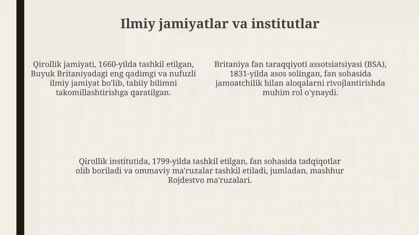 Buyuk Britaniyada ilm-fan tarixi 4