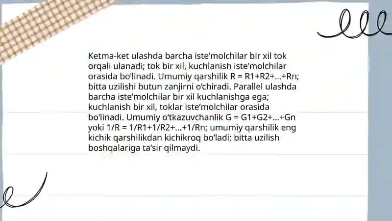 Ketma-ket ulash 4