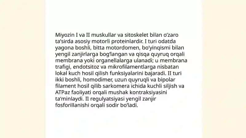 Muskul qisqarish apparat oqsillari 4