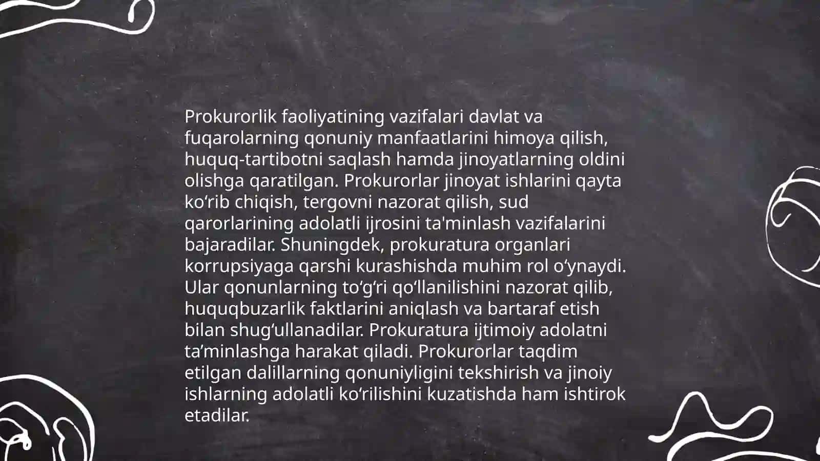 Prokurorlik faoliyati 4