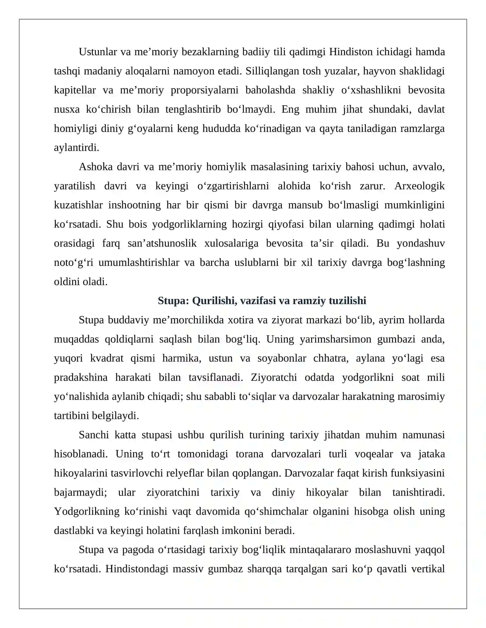 Budda dini me’morchiligi va san’ati 4