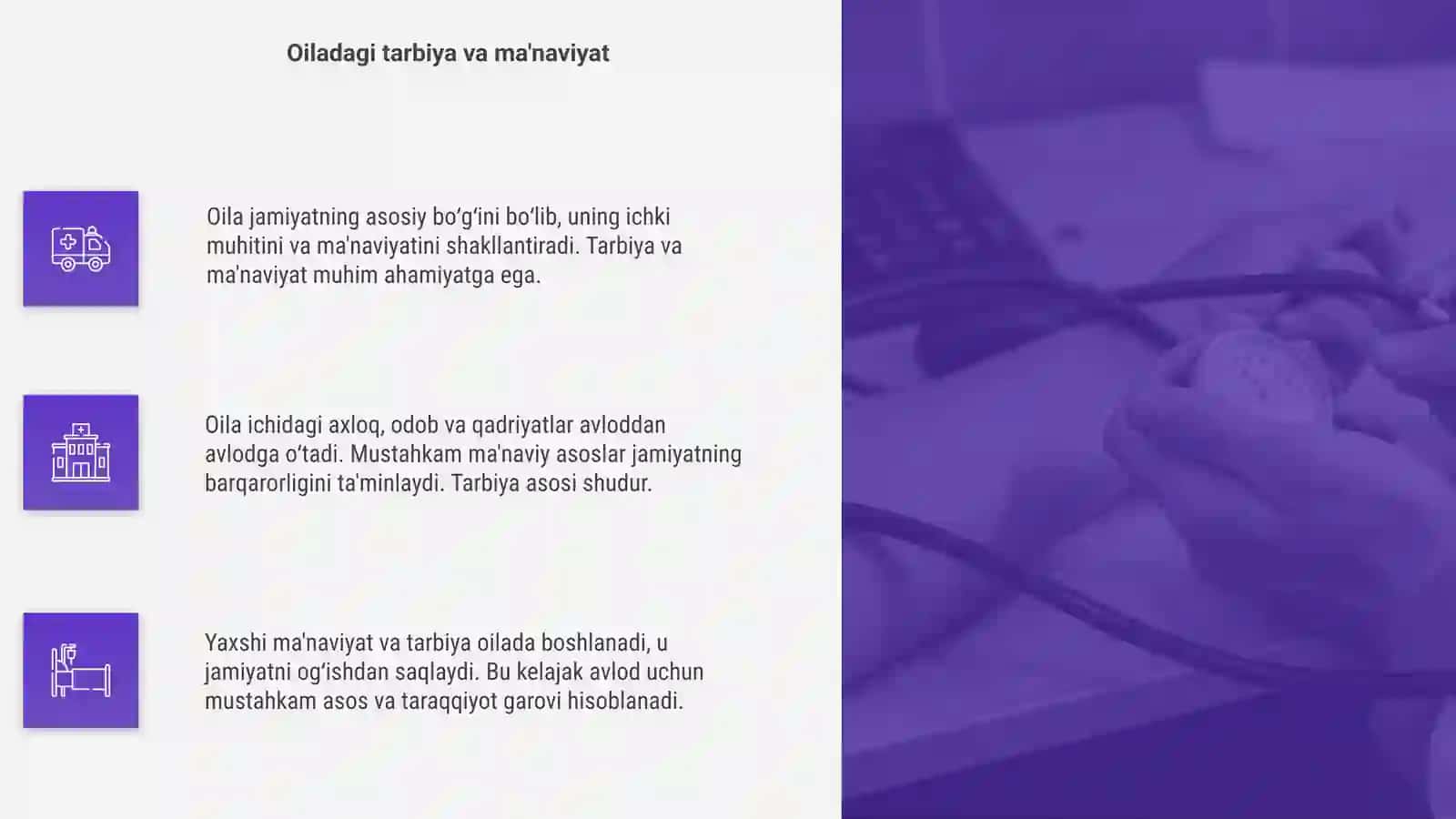 Oilaning jamiyatning asosiy bo‘g‘ini 4