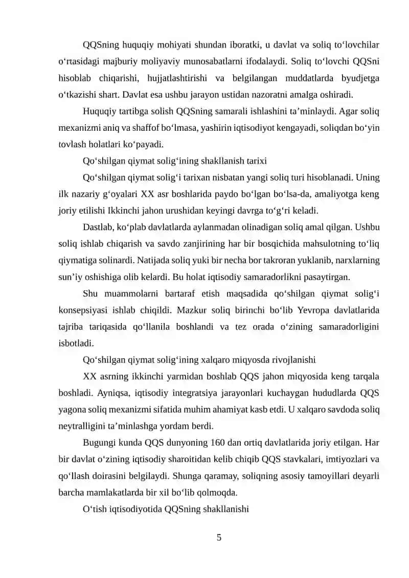 Qo‘shilgan Qiymat Solig‘i 4