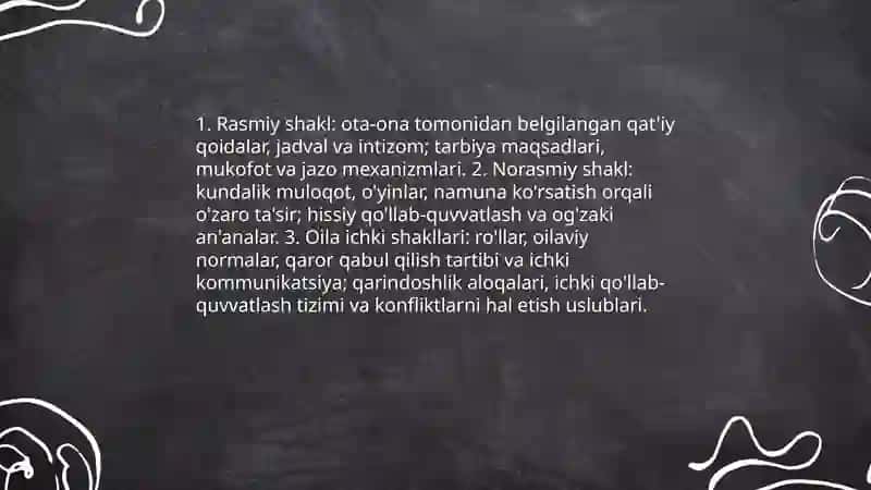 Oila tarbiyasi 4