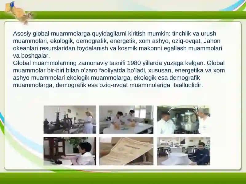 Jahon iqtisodiyotining Global muammolari 4