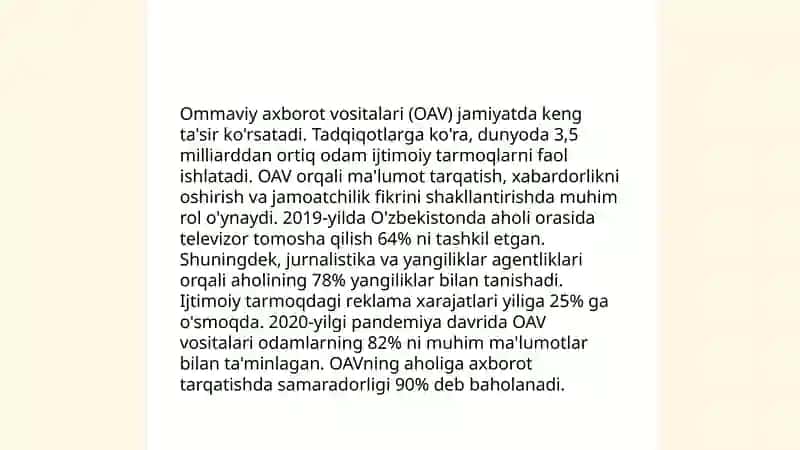 O'zbek matbuotining rivojlanish tarixi 4