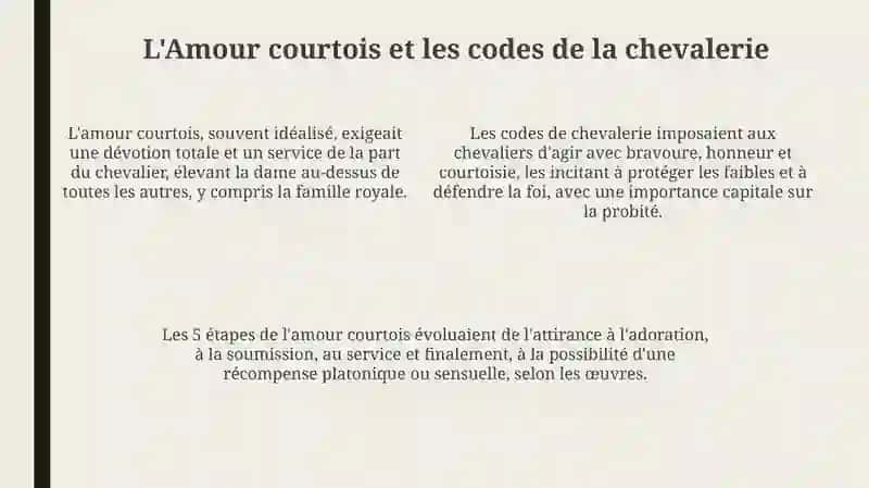 La littérature chevaleresque ou courteous 4