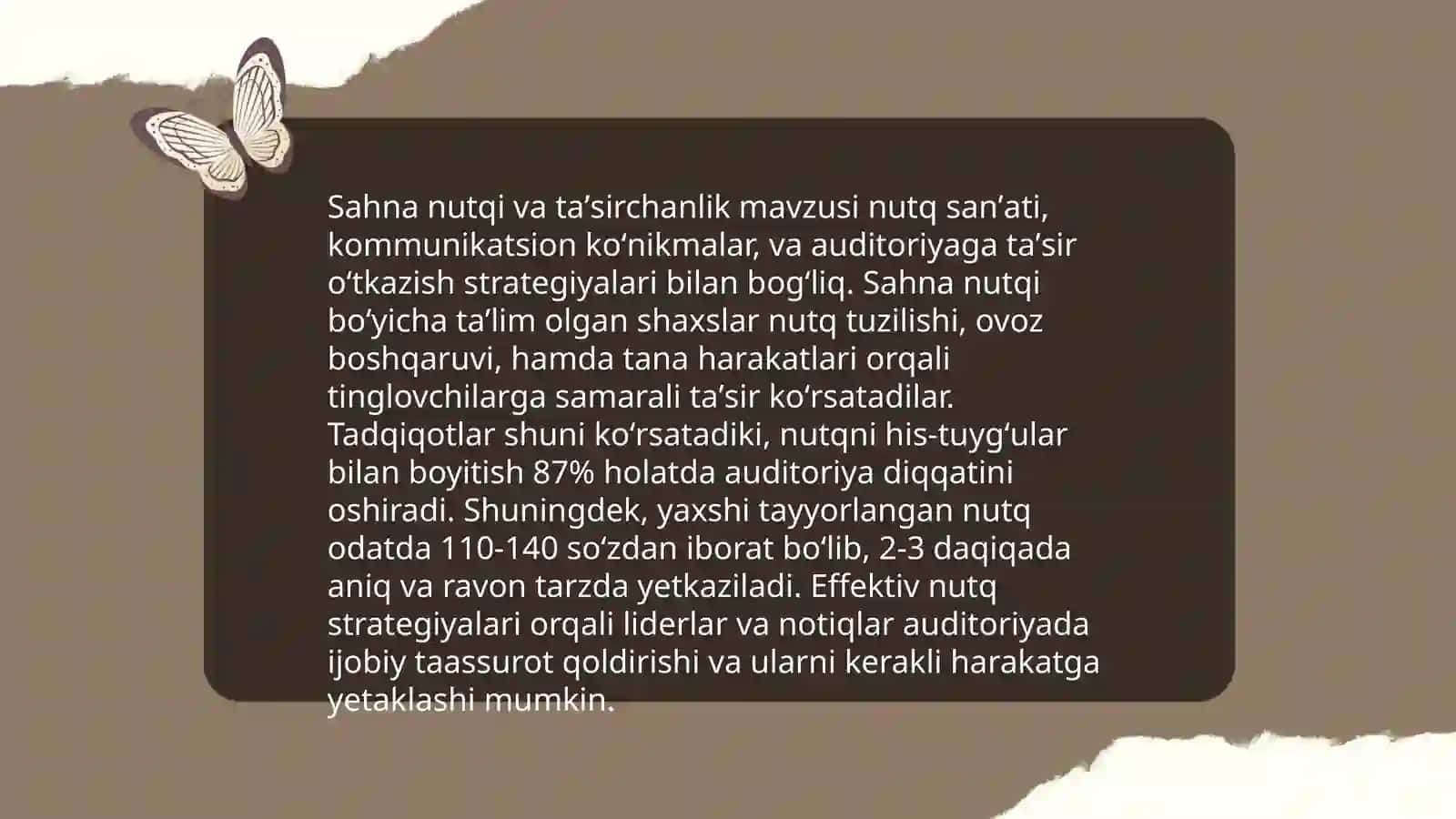 Sahna madaniyati. Ijro yoʻllari 4