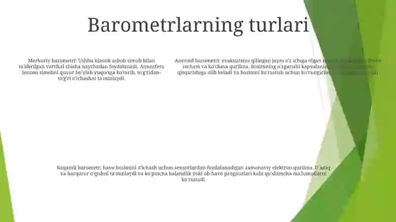 Barometrlar 4