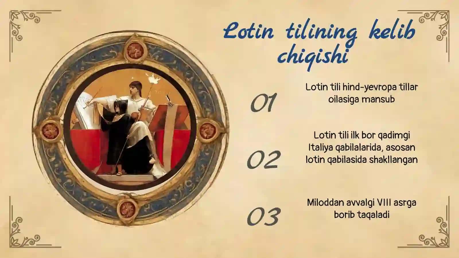 Lotin tili tarixi va uning kelib chiqishi 4