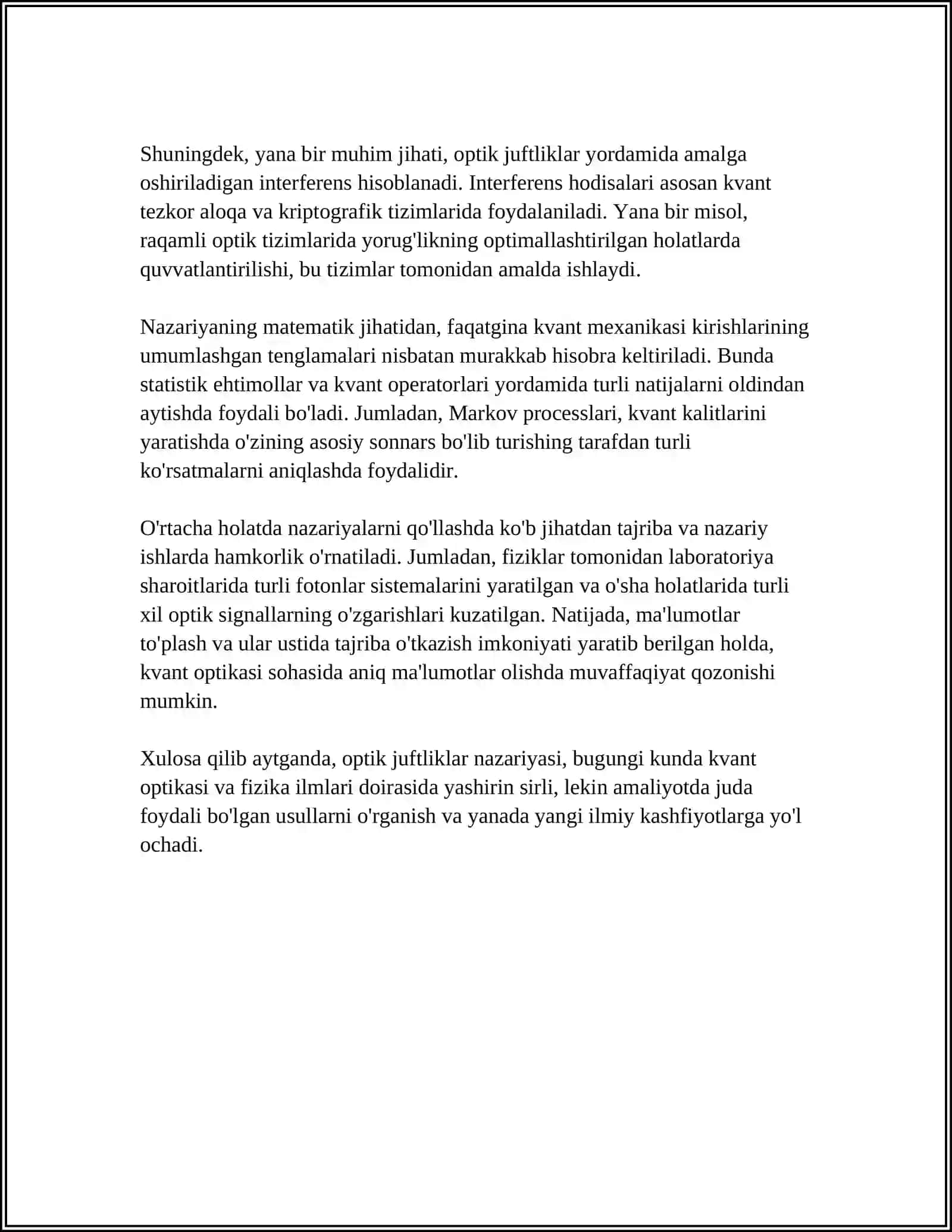 OPTIK JUFTLIKLAR ASOSIDA QURILMALARNI ISHLAB CHIQARISH 4