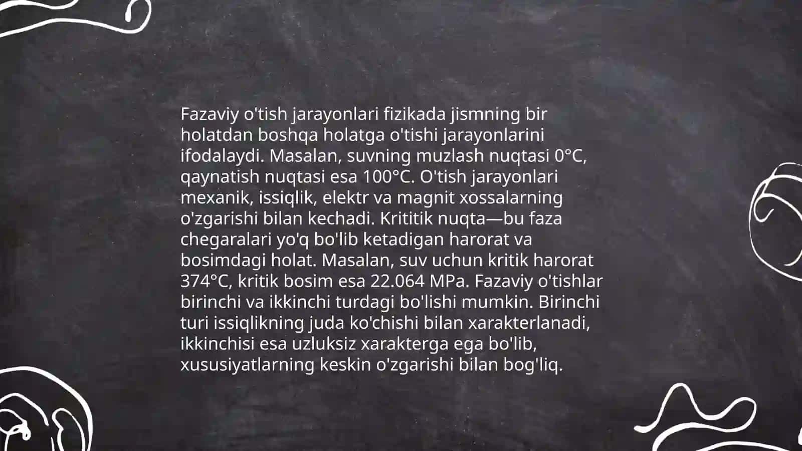 Fazaviy o'tishlar 4