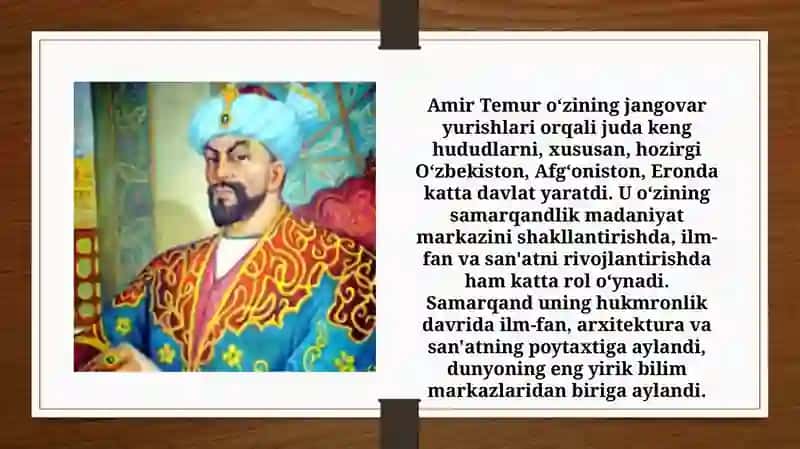Amir Temurning harbiy yurishlari (TAQDIMOT) 4