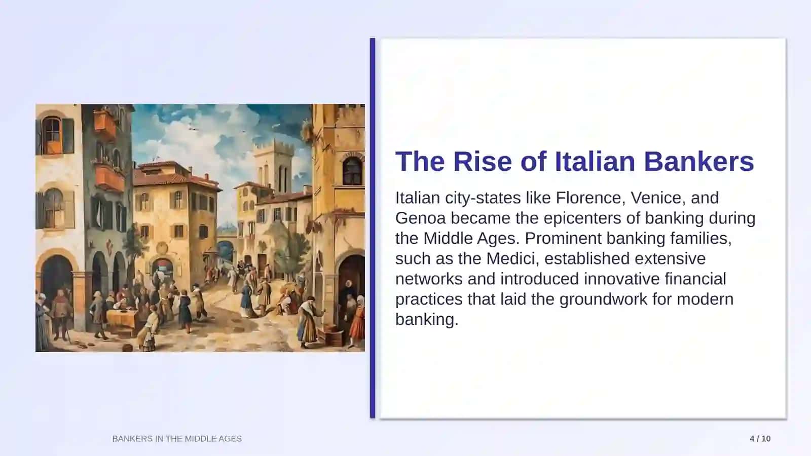Bankers in the Middle Ages 4