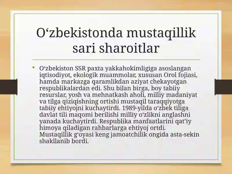 Islom Karimovning tarixiy xizmati 4