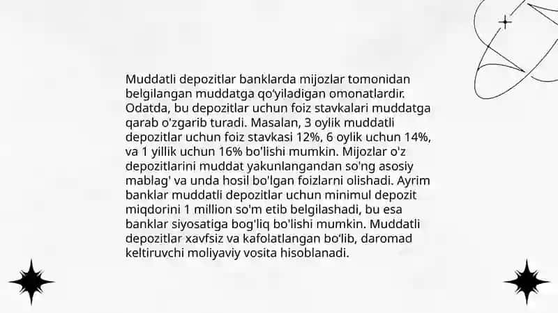 Tijorat banklarining passiv operatsiyalari 4