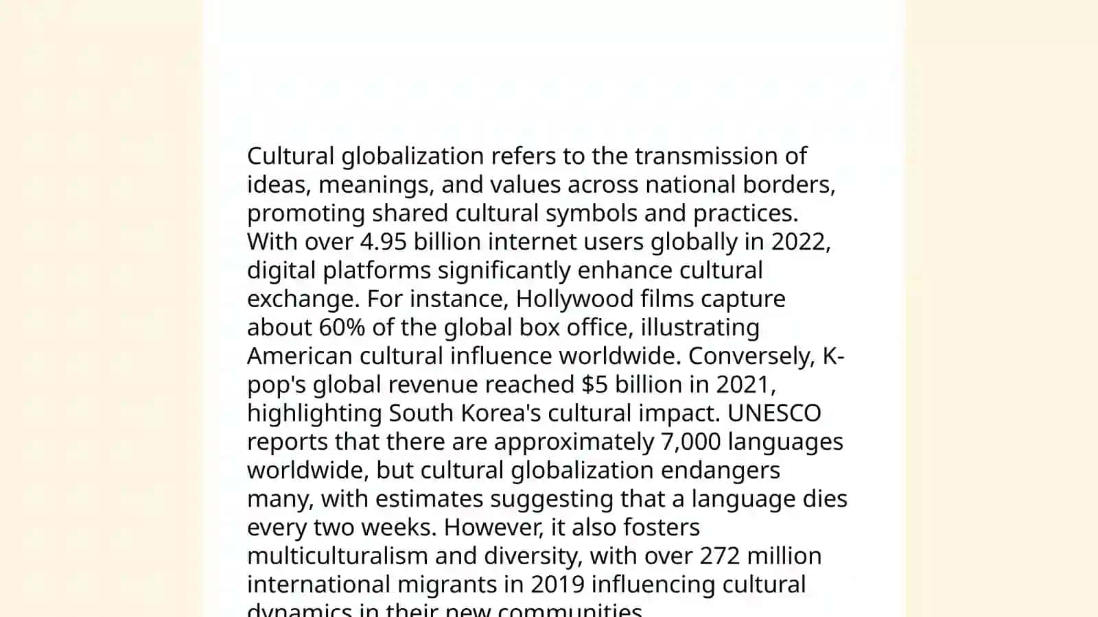 Globalisation 4