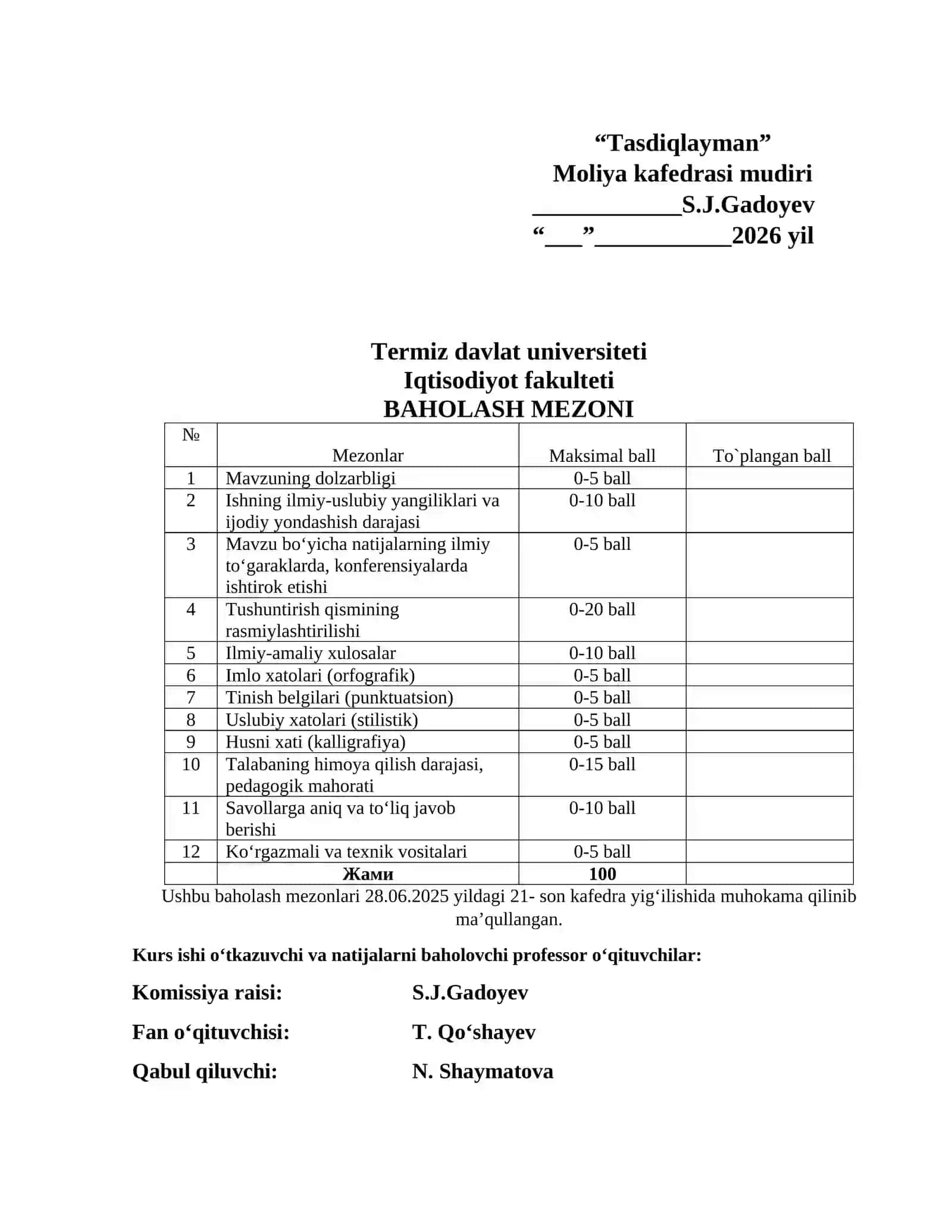 SOLIQ AUDITINING O’ZIGA XOS XUSUSIYATLARI VA AMALIY AHAMIYATI" 4