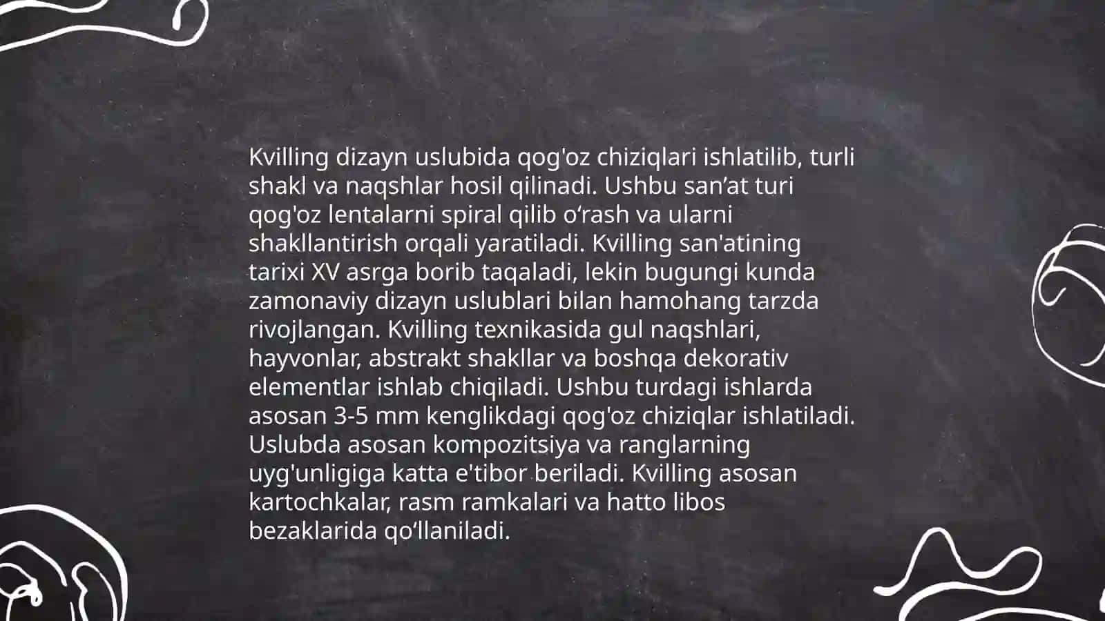 Kvilling san'ati 4