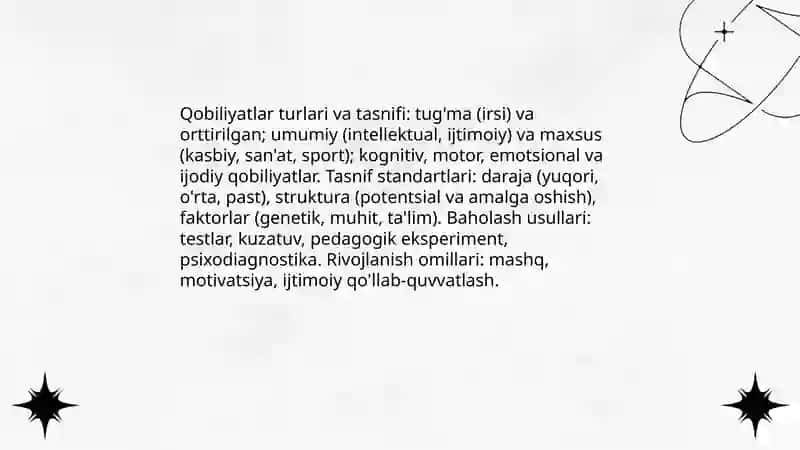 Xarakter qobiliyat va harakat 4