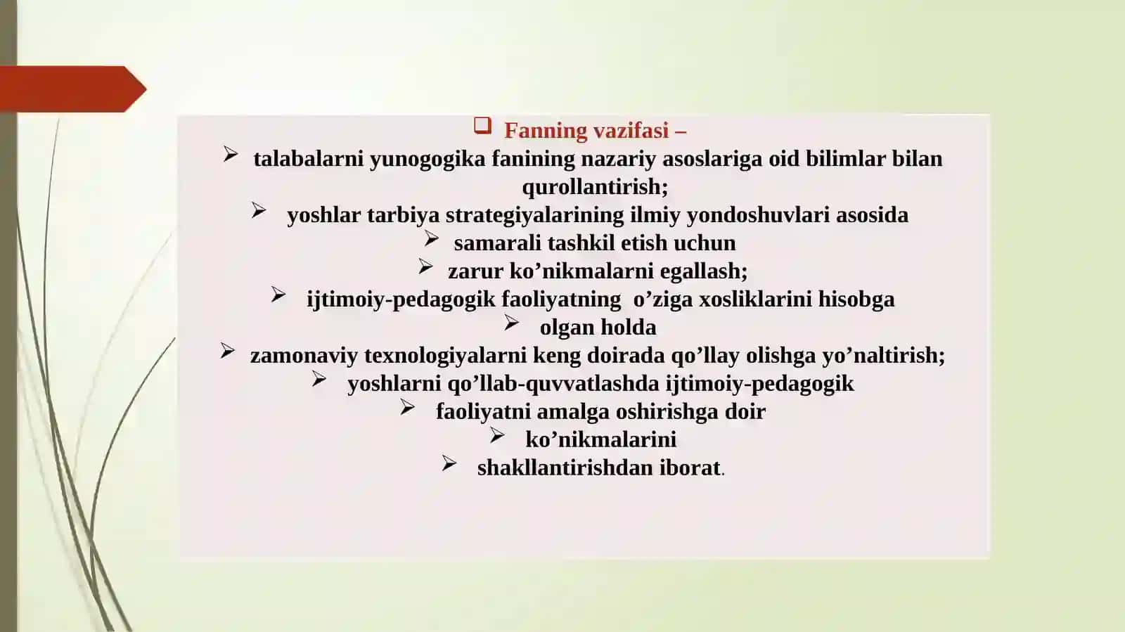 Yunogogika – pedagogikaning mustaqil sohasi sifatida 4