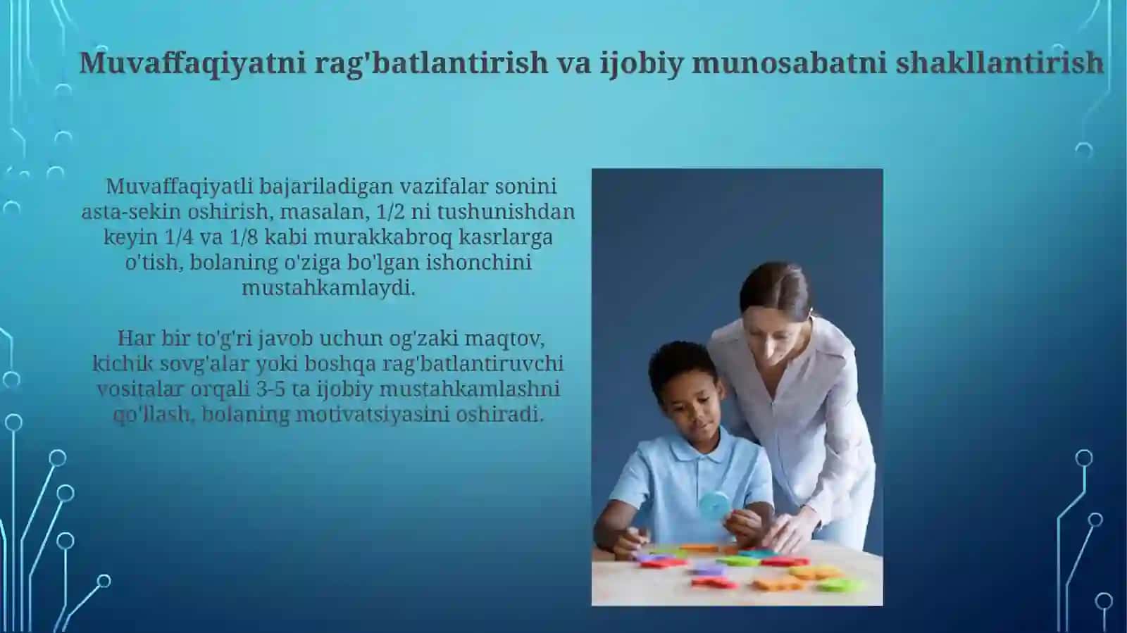 Oddiy kasrlarni tushuntirish usullari 4