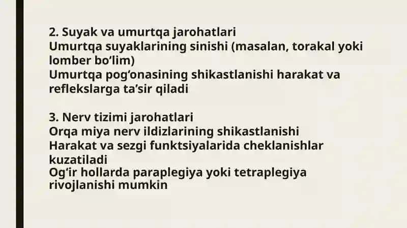 Orqa miya tug‘ruq jarohatlari 4