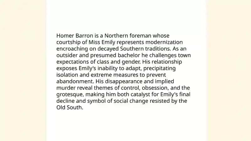 "A Rose for Emiliy" by William Faulkner 4