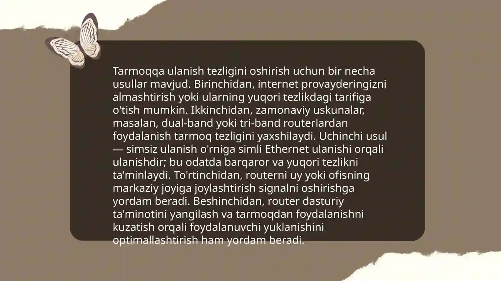 Tarmoq arxitekturasi va dizayni 4